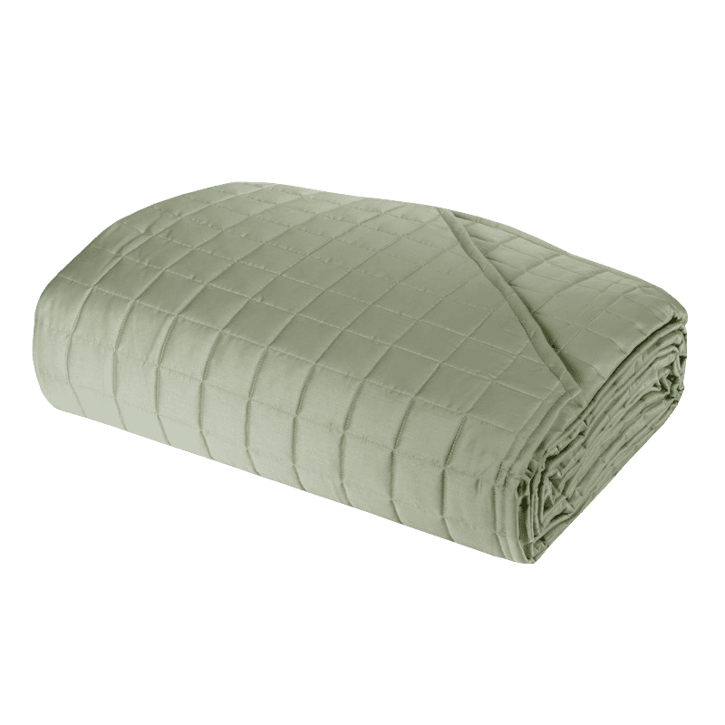 Fazzini Elegante Copriletto Quilt matrimoniale cm. 270x270 peso per mezza stagione tinta unita in Puro Raso di Cotone 300TC art. Trecento