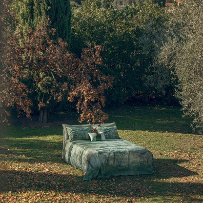 Fazzini completo lenzuola matrimoniali in Raso e Percalle di Cotone 100% art. Nemora
