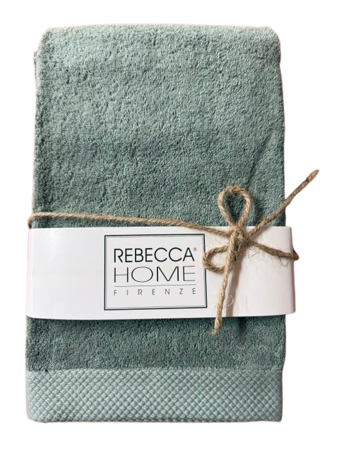 Rebecca Home coppia asciugamani 1+1 in Spugna art. Loren