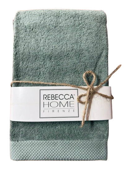 Rebecca Home coppia asciugamani 1+1 in Spugna art. Loren