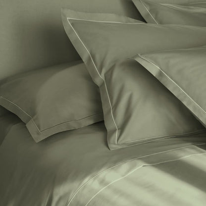 Fazzini Completo Lenzuola matrimoniali in Percalle di Puro Cotone 200TC Art. Teseo