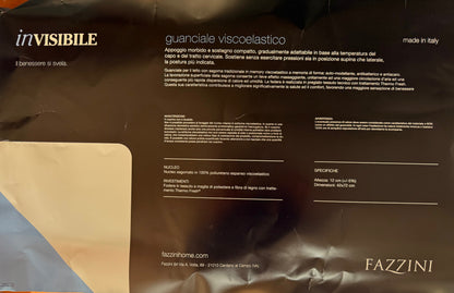 Fazzini Guanciale Viscoelastico - Tencel & WaterlilyVE Comfort personalizzato art. Viscoelastico
